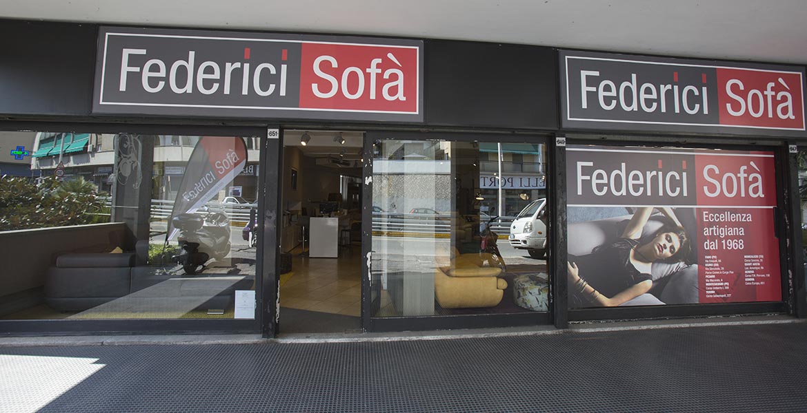 Negozio divani Genova Corso Europa Federici Sofà