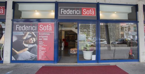 Negozio divani Genova Corso Perrone Federici Sofà