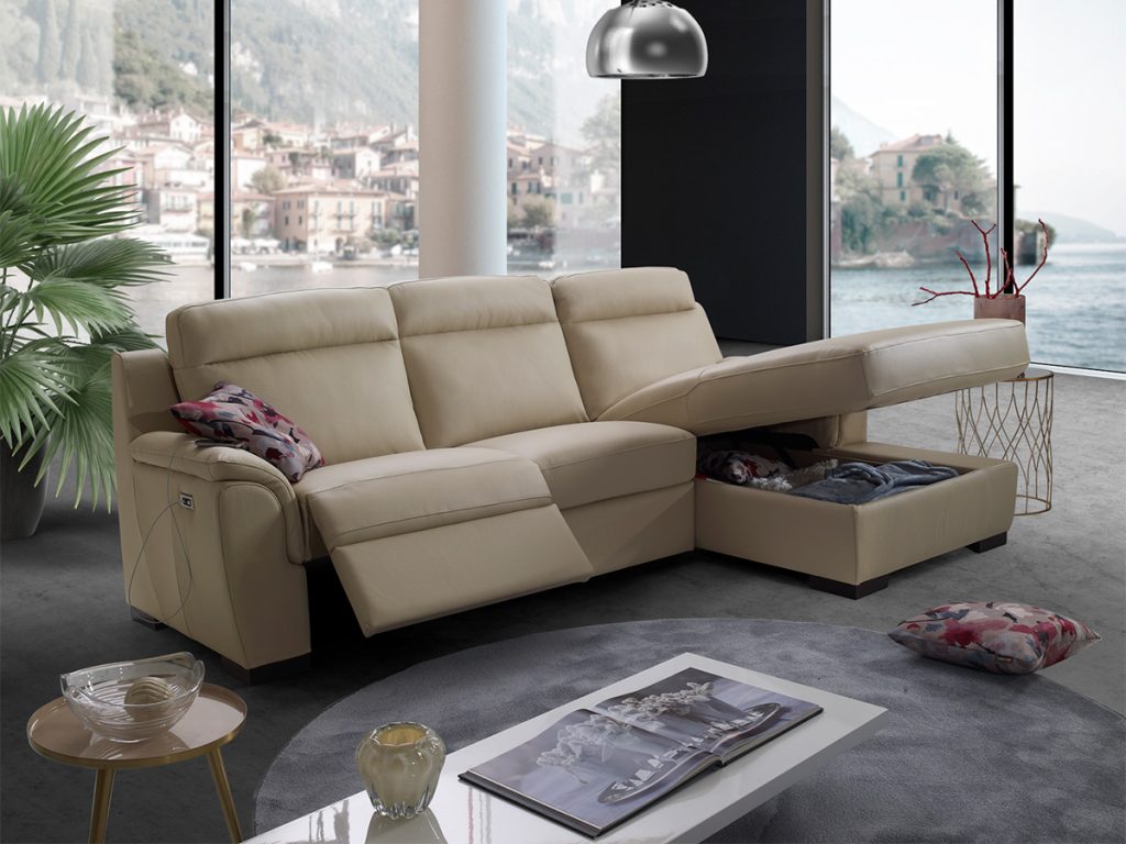 charlotte divano con chaise longue beige