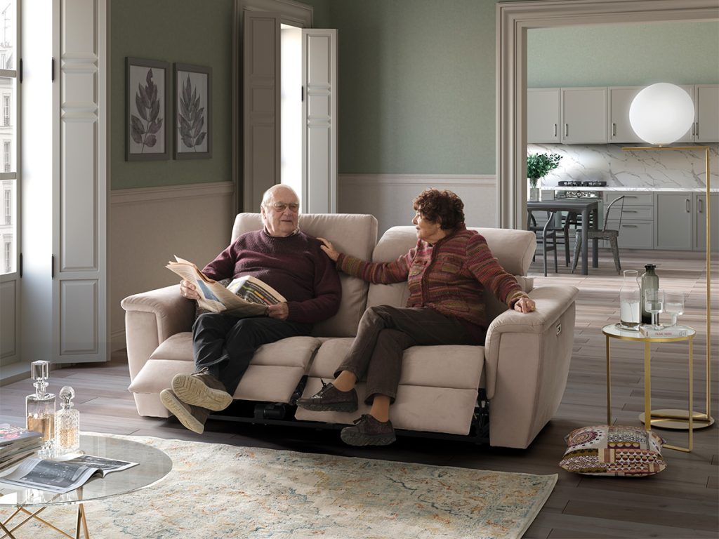 Denver Divano lineare 2 sedute beige