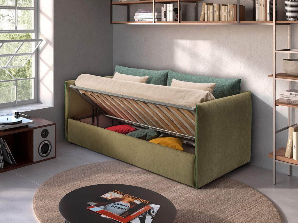 maestrale divano letto verde