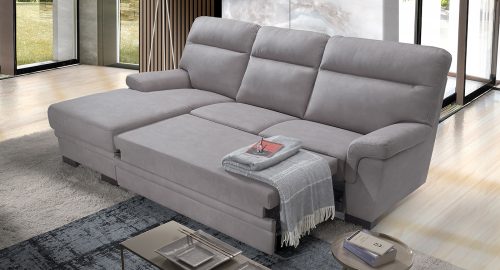 Favola Divano 2 posti con letto delfino grigio