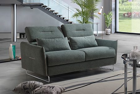 ginger divano letto lineare verde