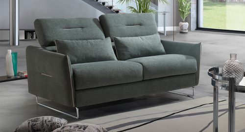 ginger divano letto lineare verde