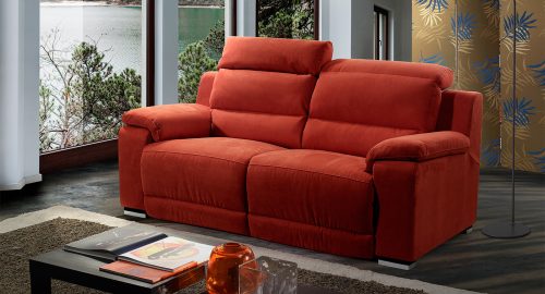 Levanzo divano letto lineare rosso