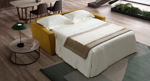 lipari divano letto giallo