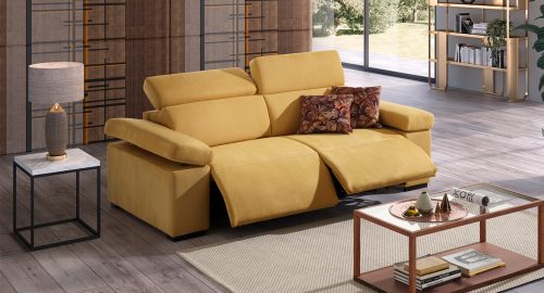 lisbona divano letto giallo