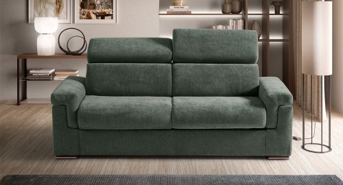 maretta divano letto lineare verde