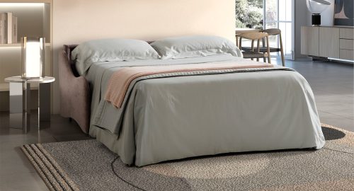 maretta divano letto lineare grigio