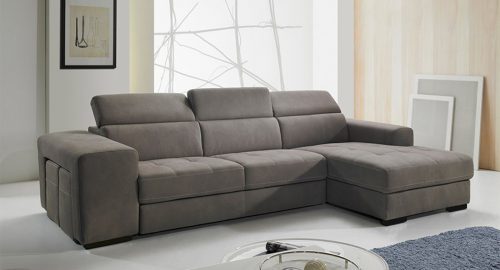 Milos divano 3 posti con chaise longue