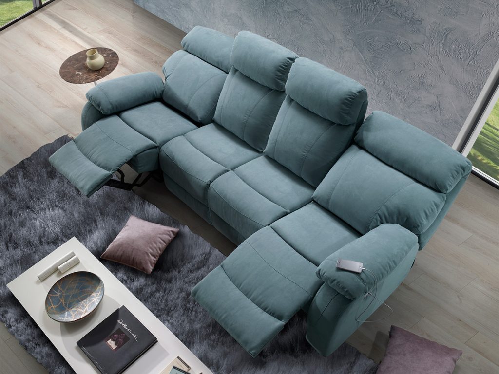 Divano 4 posti con relax