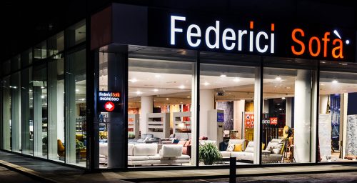 Negozio divani Padova Federici Sofà