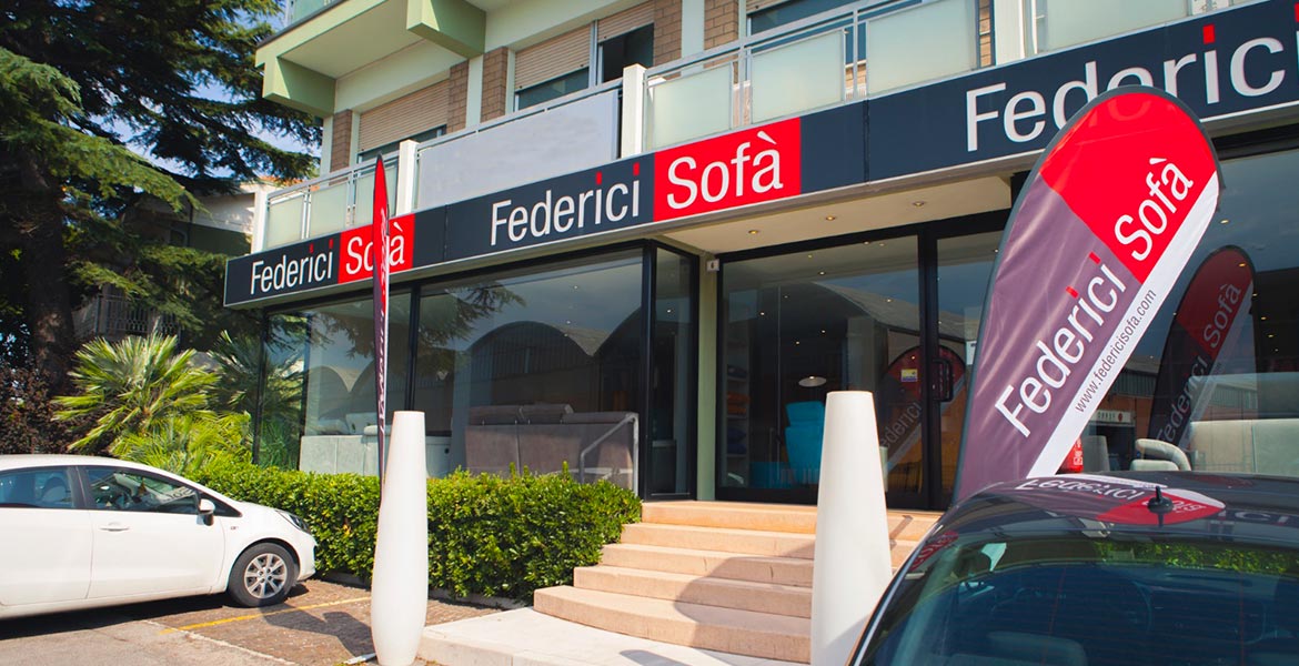 Negozio divani Pesaro Federici Sofà
