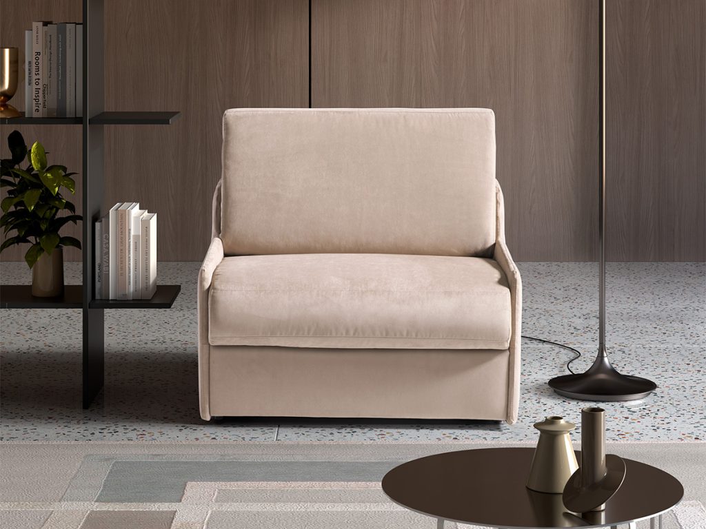 Lipari poltrona letto beige