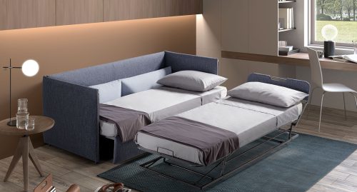 eolo divano letto azzurro