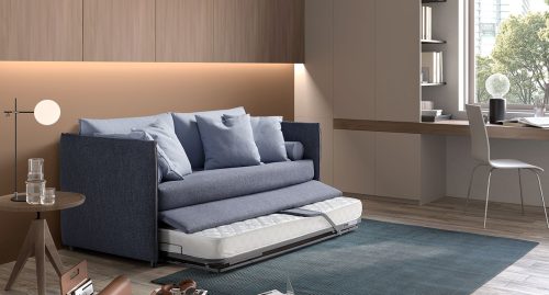 eolo divano letto azzurro