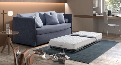 eolo divano letto azzurro