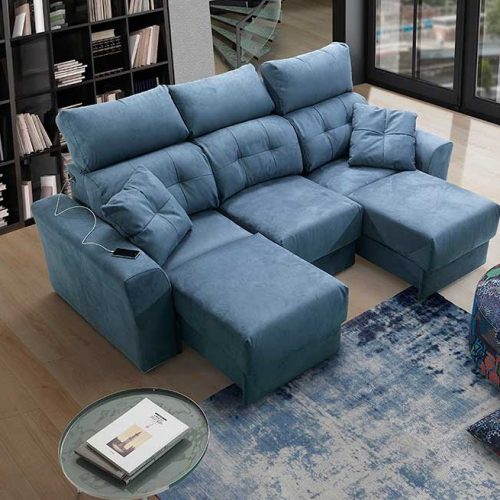 divano blu