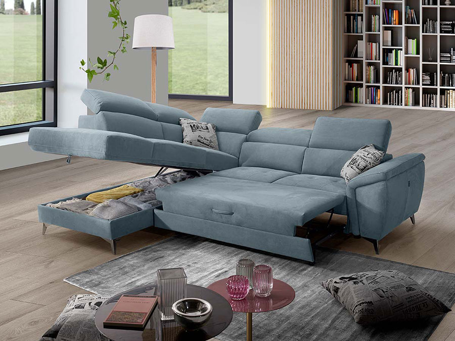 divano letto con contenitore