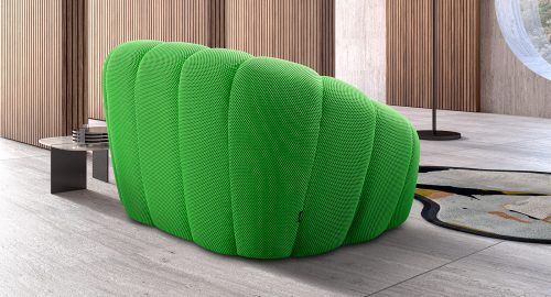 flower poltrona verde fluo