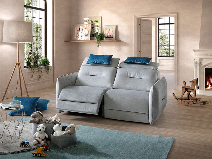 divano blu