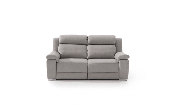 spring divano lineare relax elettrico grigio