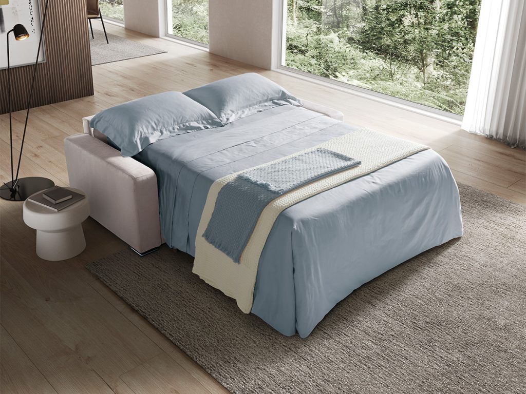 lipari divano letto bianco