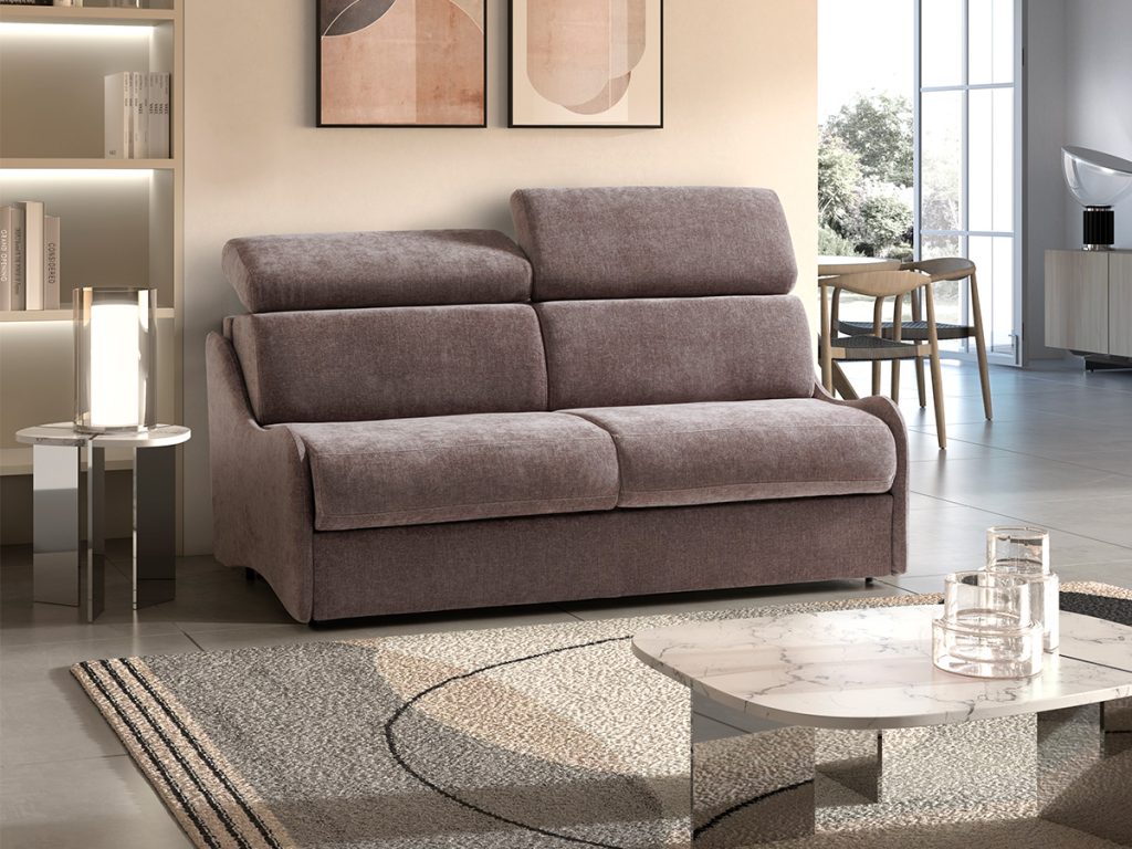 maretta divano letto lineare grigio