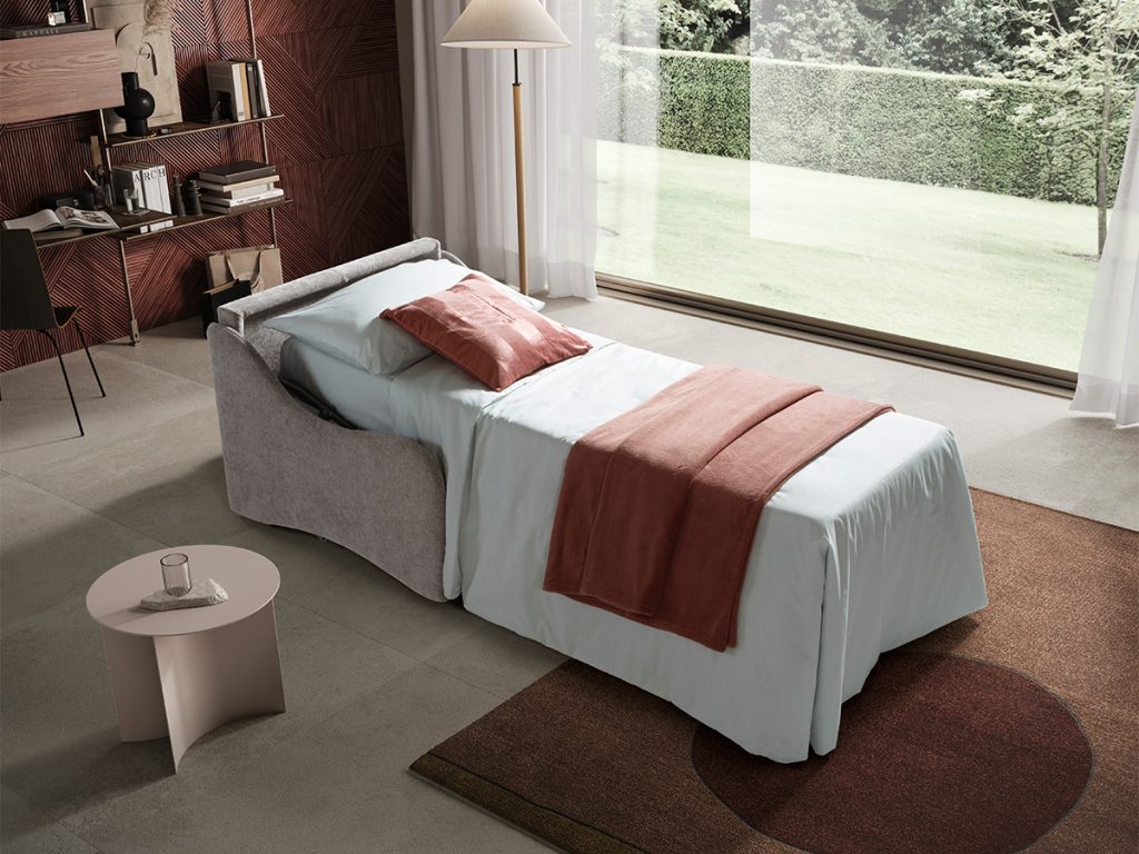 Maretta poltrona letto grigia