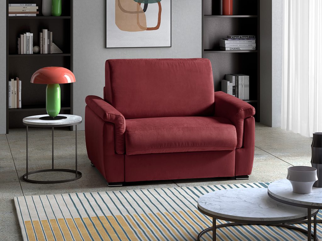Lipari poltrona letto bordeaux