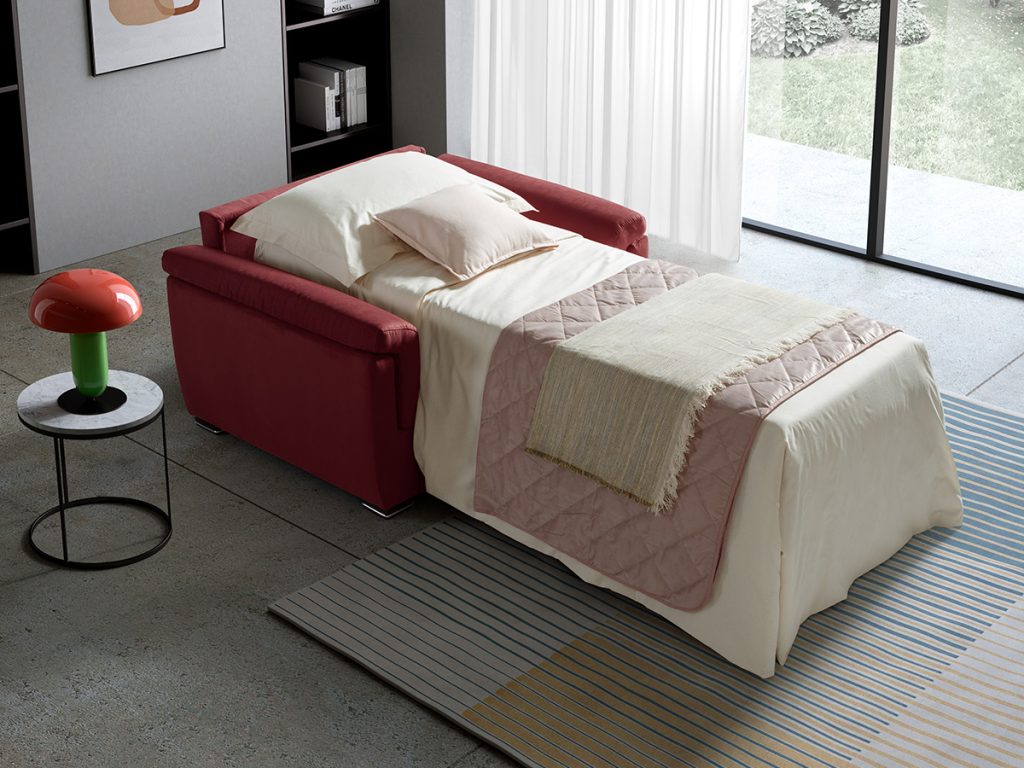 Lipari poltrona letto bordeaux