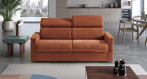 Maretta divano letto lineare rosso
