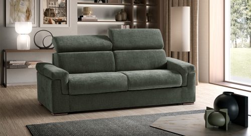 maretta divano letto lineare verde