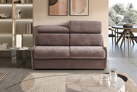 maretta divano letto lineare grigio