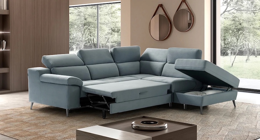 pouf con contenitore